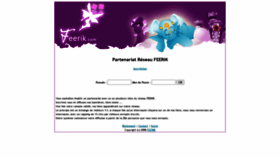 What Partenaires.feerik.com website looked like in 2020 (3 years ago)