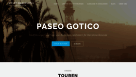 What Paseo-barcelona.de website looked like in 2020 (3 years ago)