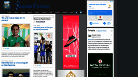 What Pasionfutsal.com.ar website looked like in 2020 (3 years ago)