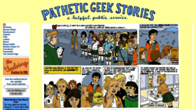 What Patheticgeekstories.com website looked like in 2020 (3 years ago)
