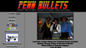 What Pennbullets.com website looked like in 2020 (3 years ago)