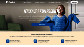 What Paypal.ch website looked like in 2020 (3 years ago)