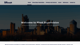 What Plant-supervision.com website looked like in 2020 (3 years ago)