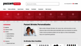 What Pazzanibrindes.com.br website looked like in 2020 (3 years ago)