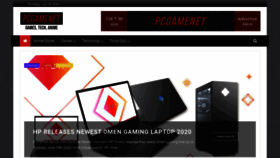 What Pcgamenet.com website looked like in 2020 (3 years ago)
