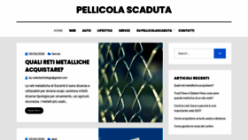 What Pellicolascaduta.it website looked like in 2020 (4 years ago)
