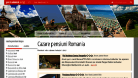 What Pensiuni.org website looked like in 2020 (3 years ago)
