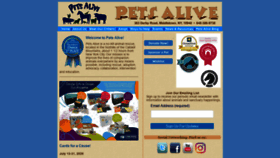 What Petsalive.com website looked like in 2020 (3 years ago)
