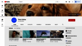 What Petsonline.com.br website looked like in 2020 (3 years ago)
