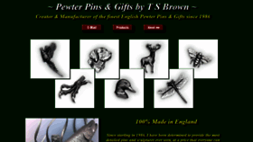 What Pewterpins.net website looked like in 2020 (3 years ago)