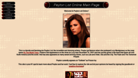 What Peytonlist.net website looked like in 2020 (3 years ago)