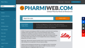 What Pharmiweb.co.uk website looked like in 2020 (3 years ago)