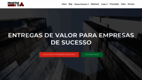 What Projetoseti.com.br website looked like in 2020 (3 years ago)