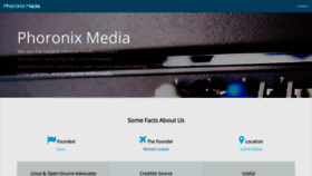 What Phoronix-media.com website looked like in 2020 (3 years ago)