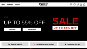 What Psyche.co.uk website looked like in 2020 (3 years ago)