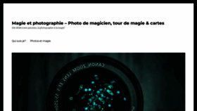 What Photofiltre-magie.com website looked like in 2020 (3 years ago)