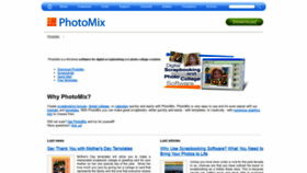 What Photomix.com website looked like in 2020 (3 years ago)
