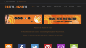What Phuketfmradio.com website looked like in 2020 (3 years ago)