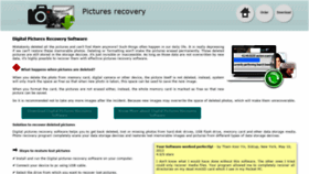 What Picrecovery.com website looked like in 2020 (3 years ago)