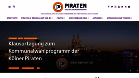 What Piratenpartei-koeln.de website looked like in 2020 (3 years ago)