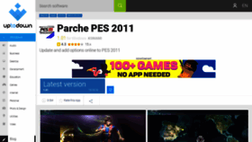 What Parche-pes-2011.en.uptodown.com website looked like in 2020 (3 years ago)
