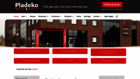 What Pladeko.nl website looked like in 2020 (3 years ago)