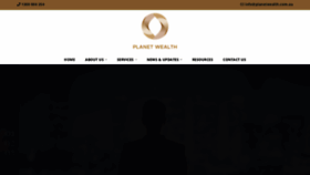 What Planetwealth.com.au website looked like in 2020 (3 years ago)