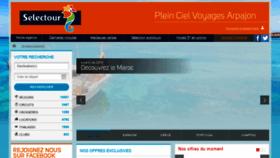 What Pleincielvoyages.com website looked like in 2020 (3 years ago)