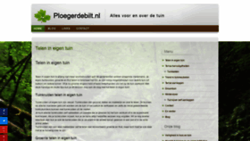 What Ploegerdebilt.nl website looked like in 2020 (3 years ago)