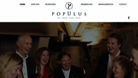 What Populus.nl website looked like in 2020 (3 years ago)