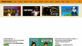 What Piadascurtas.com.br website looked like in 2020 (3 years ago)