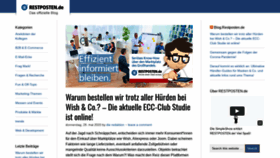 What Postenblogger.de website looked like in 2020 (3 years ago)