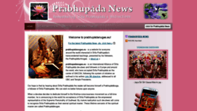 What Prabhupadanugas.eu website looked like in 2020 (3 years ago)