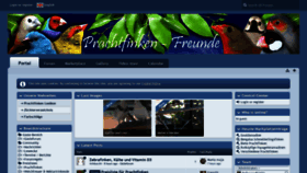 What Prachtfinken-freunde.de website looked like in 2020 (3 years ago)