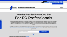 What Prcrossing.com website looked like in 2020 (3 years ago)
