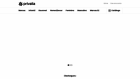 What Privalia.com.br website looked like in 2020 (3 years ago)