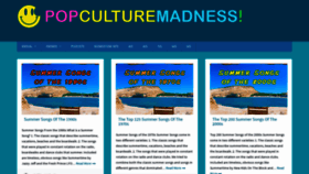 What Popculturemadness.com website looked like in 2020 (3 years ago)