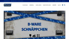 What Procaseshop.de website looked like in 2020 (3 years ago)
