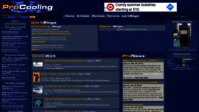 What Procooling.com website looked like in 2020 (3 years ago)