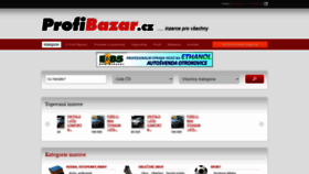 What Profi-bazar.cz website looked like in 2020 (3 years ago)