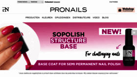 What Pronails.nl website looked like in 2020 (3 years ago)