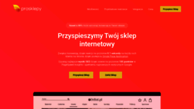 What Prosklepy.pl website looked like in 2020 (3 years ago)