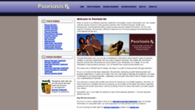 What Psoriasisrx.com website looked like in 2020 (3 years ago)