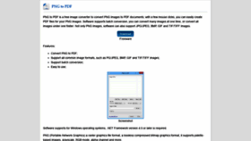 What Pngtopdf.com website looked like in 2020 (3 years ago)