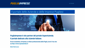 What Pugliaimprese.it website looked like in 2020 (3 years ago)