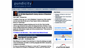 What Pundicity.com website looked like in 2020 (3 years ago)