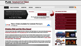What Pureamericasgottalent.com website looked like in 2020 (3 years ago)