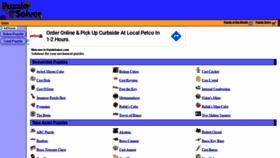What Puzzlesolver.com website looked like in 2020 (3 years ago)