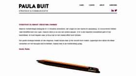 What Paulabuit.nl website looked like in 2020 (3 years ago)