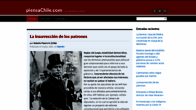 What Piensachile.com website looked like in 2020 (3 years ago)
